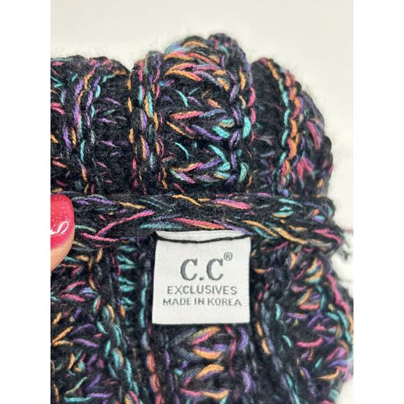 C.C Kids Winter Knit Cuff Skull Cap Beanie Hat Little Kids Multicolor - Picture 3 of 4